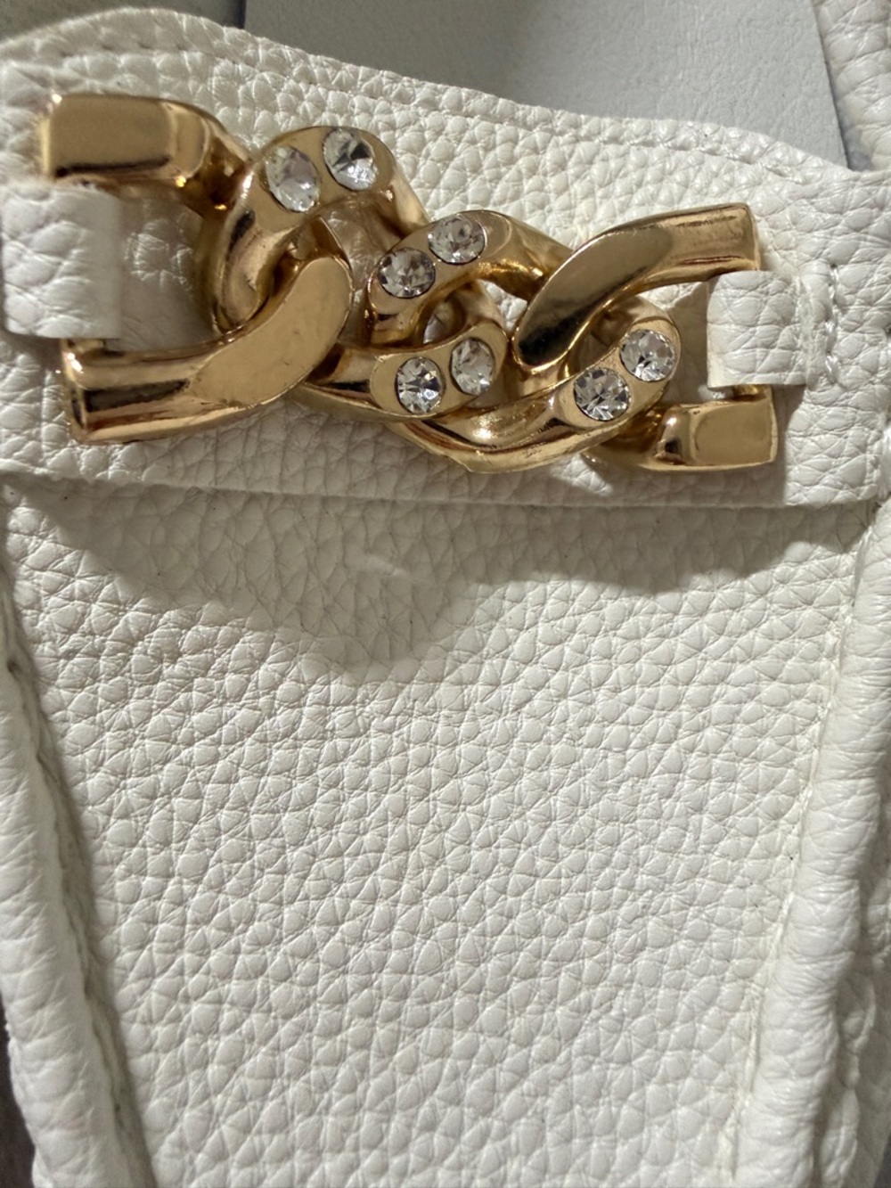 Rongen Women's Loafers with Gold Chain Trim. - Picture 8 of 8